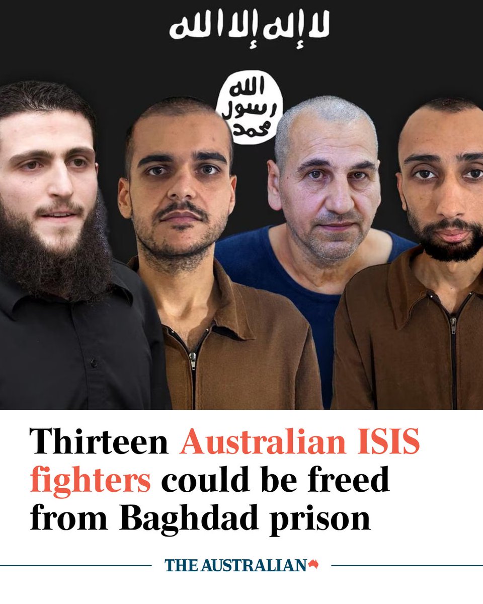 australian's tweet photo. Some of the Australians imprisoned in Baghdad’s notorious jail system could be freed under a renewed international push to identify ISIS non-combatants. Exclusive: https://t.co/C3U6Iwx8AB https://t.co/ICQvLovT9w