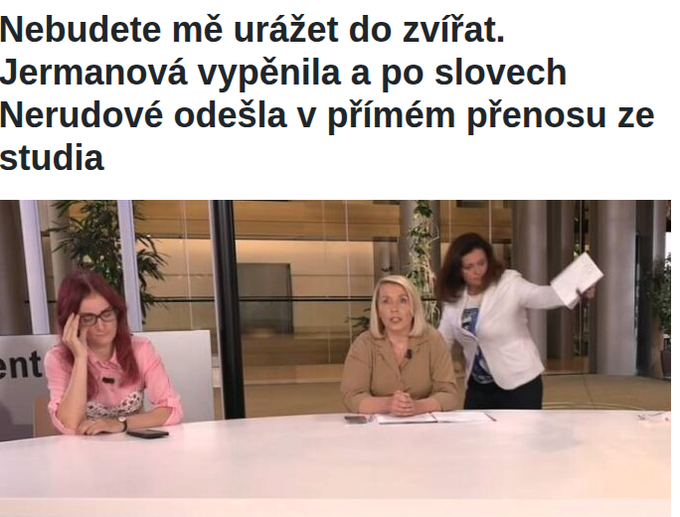 zdeno001's tweet photo. - Zoufalá Nerudová urážela 
- Jermanová odešla 
i Gregorová se netváří na výkon Nerudové nadšeně
--
Nerudová potvrdila že je sprostá jednoduchá píča 
tečka https://t.co/9S8O4bgZWy