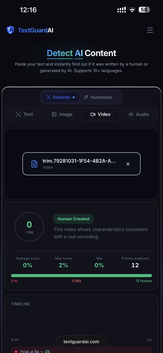 samsaf007's tweet photo. @chuuez @TheCatsX I ran it through a paid service it came back “human made” https://t.co/qmQbwLiTIP