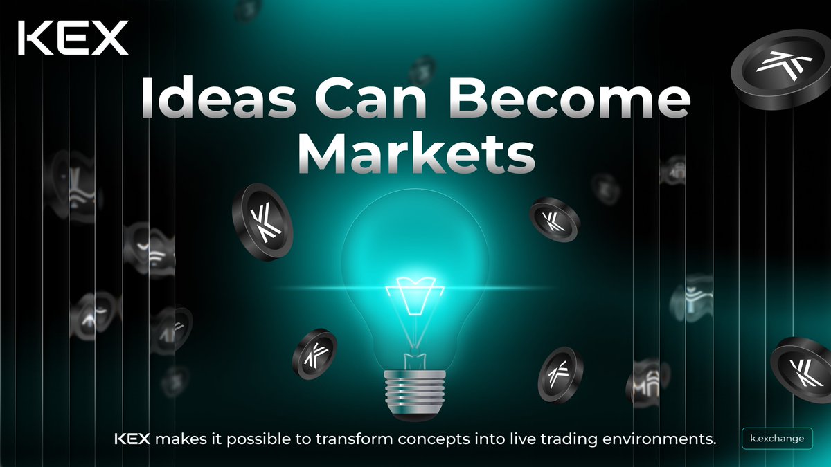KaanchExchange's tweet photo. Ideas shape the future.

The right infrastructure helps transform them into active market ecosystems.

https://t.co/3KQkc6acY2

#KEX #MarketInfrastructure #Web3 #Innovation https://t.co/RmXa2T46r6
