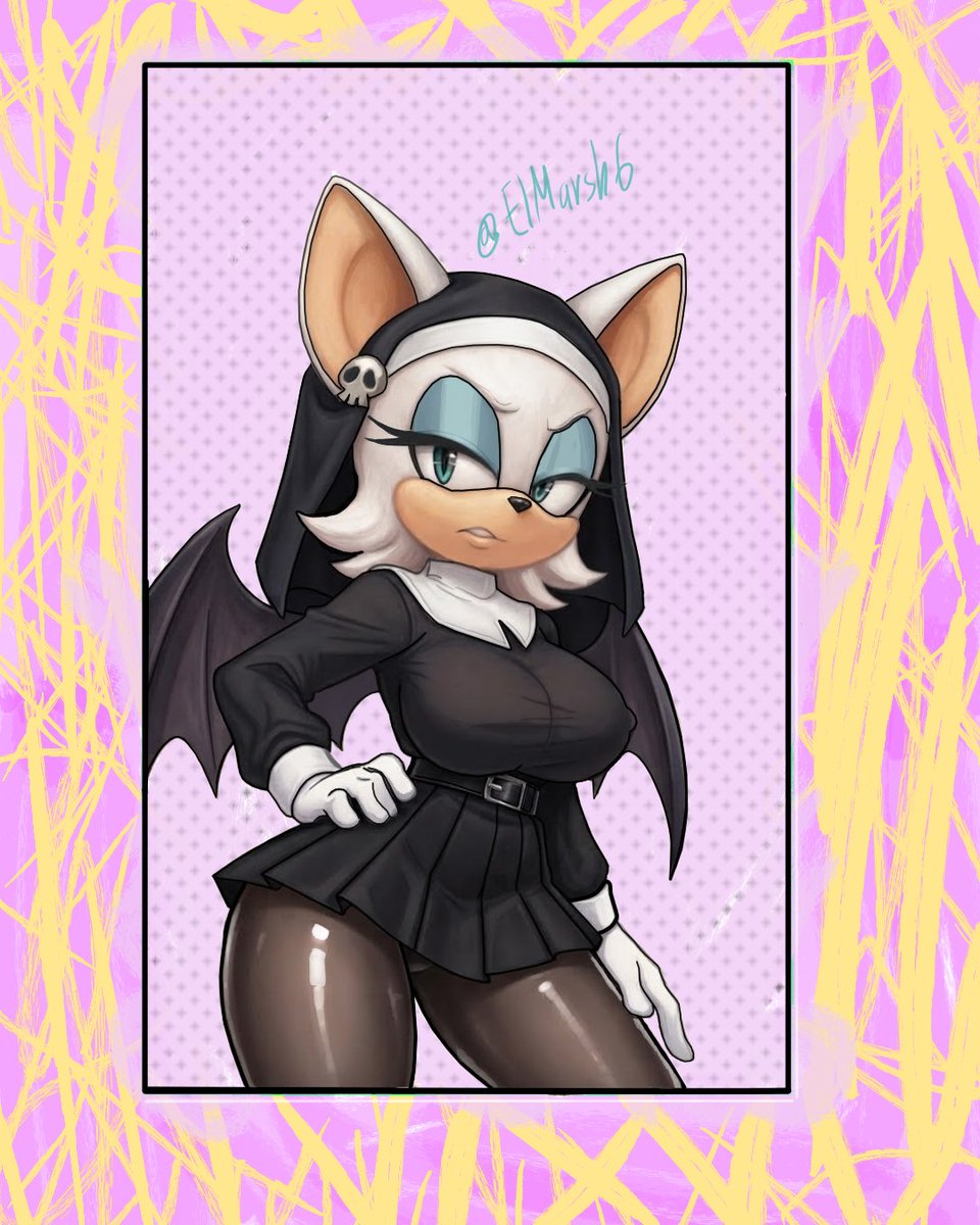 ElMarsh6's tweet photo. todavia sigo buscando esa chispa   #RougeTheBat #SonicTheHedgehog #SonicFanart #Rouge #Sonic https://t.co/tfb4mDHTVx
