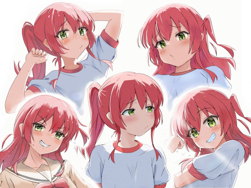 sim_evo's tweet photo. 最近描いた喜多ちゃんのお顔これくしょん🙂 https://t.co/s76jBgPXQa