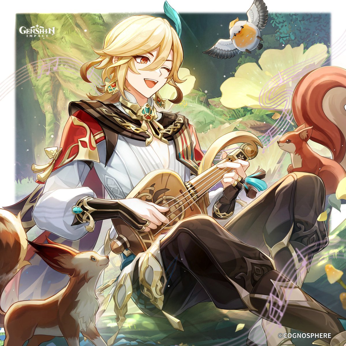 TimelyKaveh's tweet photo. I love how in his last three artworks he’s surrounded by some cute things he loves like animals aranaras, and Mehrak helping him and he’s even singing along with her too 

MY PRINCESSES 🤍🤍🤍 https://t.co/7t3720Ib2r