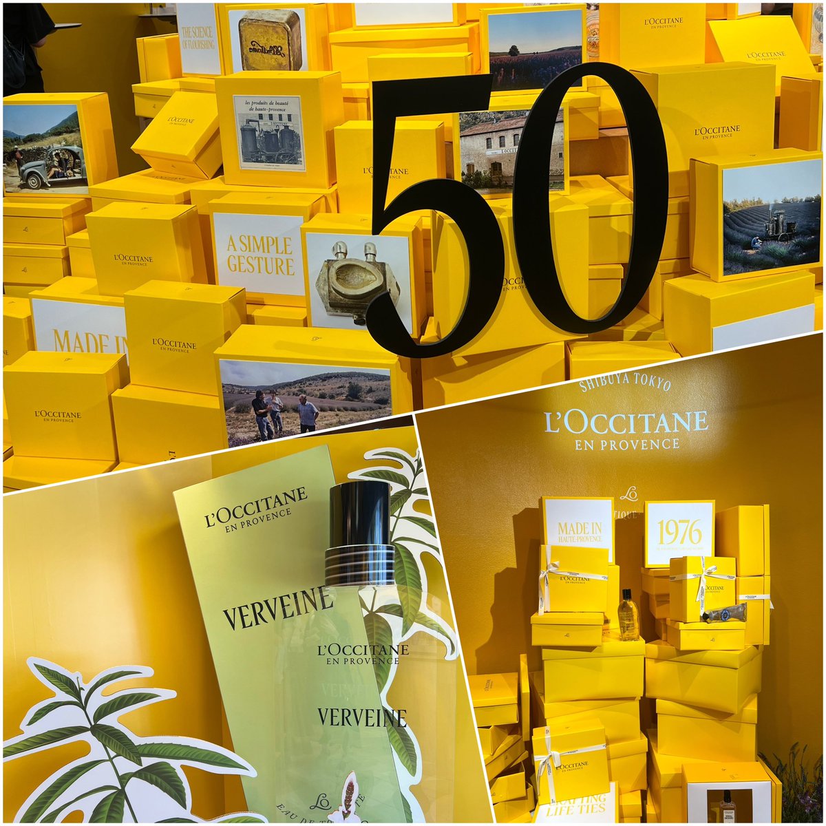 organic_ch's tweet photo. ▶︎L'OCCITANE
ロクシタンのイベントが良すぎた🌼
12日まで。色々改めてロクシタンについて学べたしドリンクも美味しかった〜🍹💛
アイシータオレッツ(ボディシート)は必需品なのでまとめ買いしといた🌿
限定のウォーターシール可愛すぎる😍
渋谷にいる人は絶対行って〜✨ https://t.co/pLvVvtwLdx