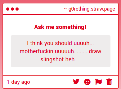 G0RE_THING's tweet photo. evil ass sl1ngsh0t doodles. i hope yall like the warm ups to the left #phrotting https://t.co/Em1ZQ75uPW