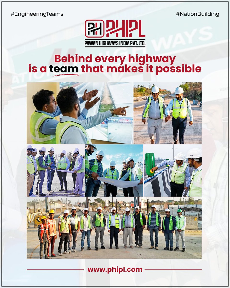 phiplindia's tweet photo. A road may be remembered for where it leads. But every kilometre begins with the people who plan, coordinate, supervise, and build it.
#Infrastructure #Highways #CivilEngineering #RoadConstruction #EngineeringTeams #ProjectManagement #ConstructionIndustry https://t.co/WtTYBZq9XF