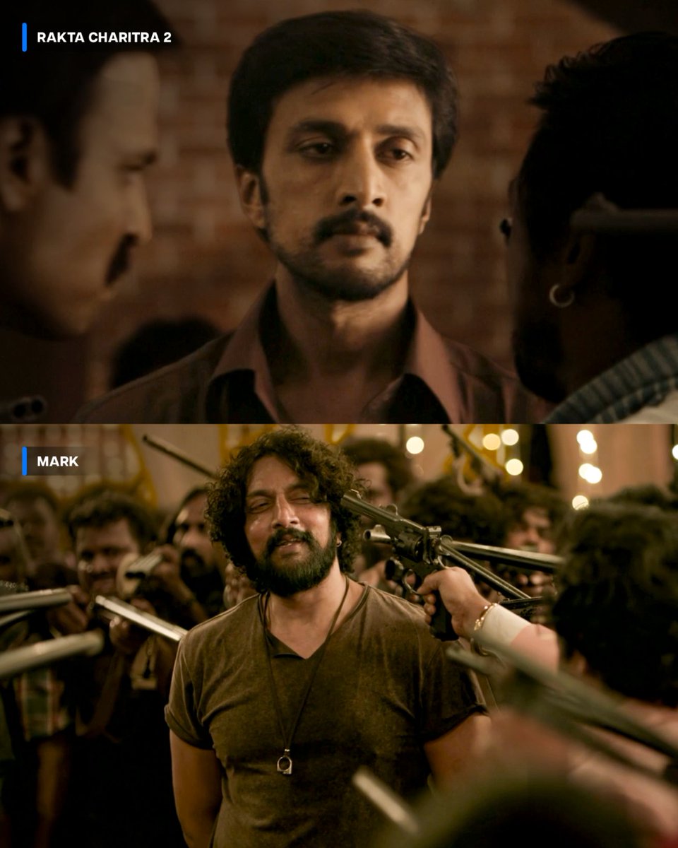 PrimeVideoIN's tweet photo. the trademark @KicchaSudeep 🤲🔥 https://t.co/UVY2EfbKNN