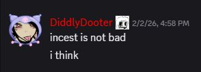 Snarkyuzi's tweet photo. TW for predatory behavior lolicon zoophila transphobia homophobic incest
@DiddlyDooter calling you out for this weird shit https://t.co/fM1bIP20iX