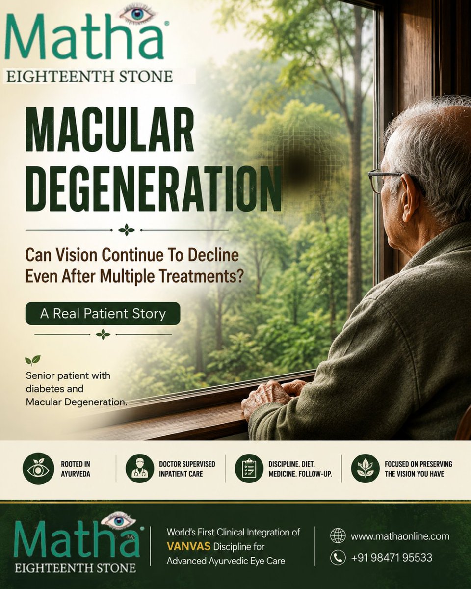 eighteenthstone's tweet photo. 1/7

MACULAR DEGENERATION

Many people think Macular Degeneration is simply an eye disease.

In reality, vision depends on much more than the eye alone. Understanding this is important when managing progressive retinal disease.

#MacularDegeneration #EyeHealth https://t.co/TaNaGekWWn