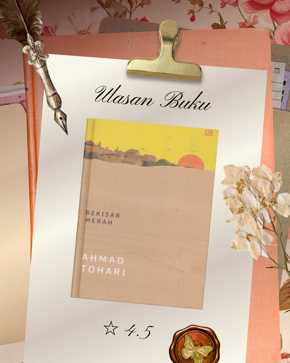 journalzees's tweet photo. ๐ชถ Pustaka Samฤซkแนฃฤ ๐๐ หหห
๐ Bekisar Merah oleh Ahmad Tohari
โ 4.5/5
๐ Social Realism, Historical Fiction
#PustakaZee https://t.co/4OztNpLrJD
