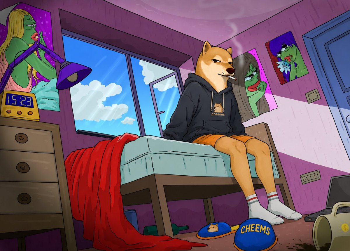 LordCheems_bsc's tweet photo. Just chilling and feeling life 

$Cheems https://t.co/TGzaxoq6pJ