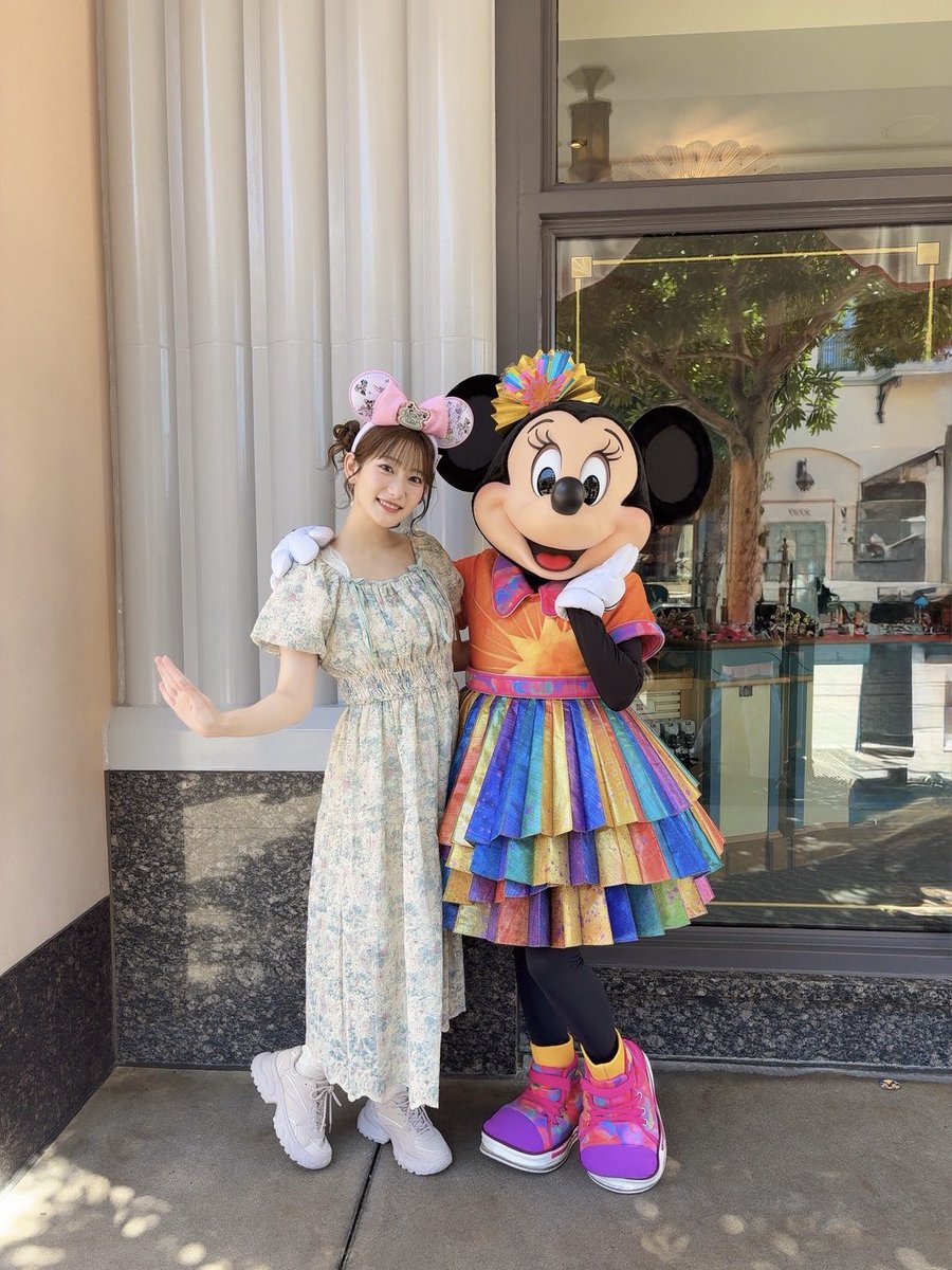 ミニーちゃん！！ お耳にサインもしてくれたの！！(みほ)