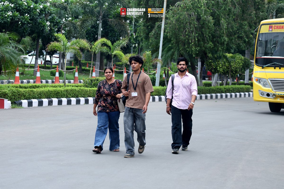 Chandigarh_uni's tweet photo. Campus energy: 100% restored.
Students are back at Chandigarh University after summer break โ hostels full, classes buzzing, canteen queues alive again.
New semester. New goals. Same CU family.
#BackToCampus #ChandigarhUniversity #CULife #NewSemester https://t.co/M4cTCkzowJ