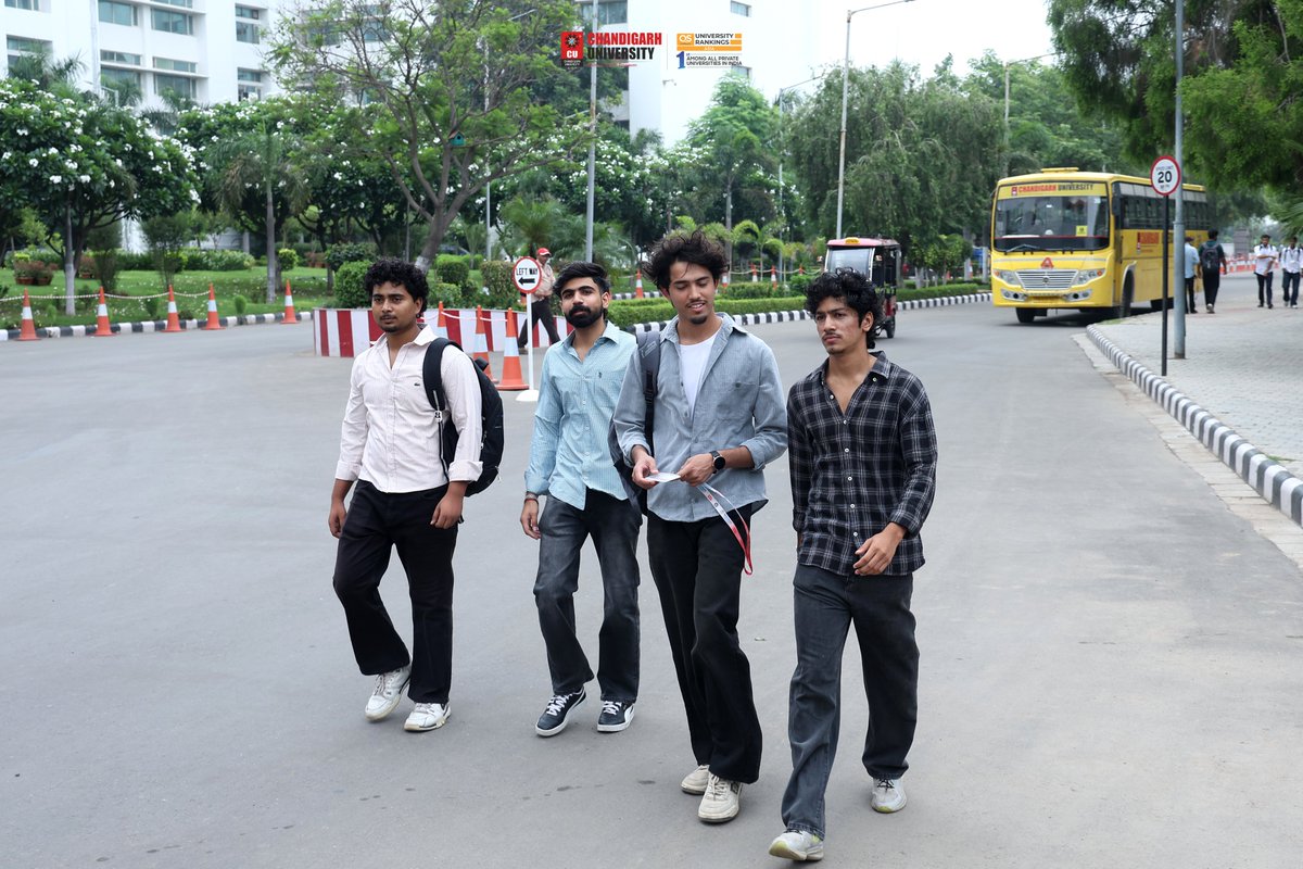 Chandigarh_uni's tweet photo. Campus energy: 100% restored.
Students are back at Chandigarh University after summer break โ hostels full, classes buzzing, canteen queues alive again.
New semester. New goals. Same CU family.
#BackToCampus #ChandigarhUniversity #CULife #NewSemester https://t.co/M4cTCkzowJ