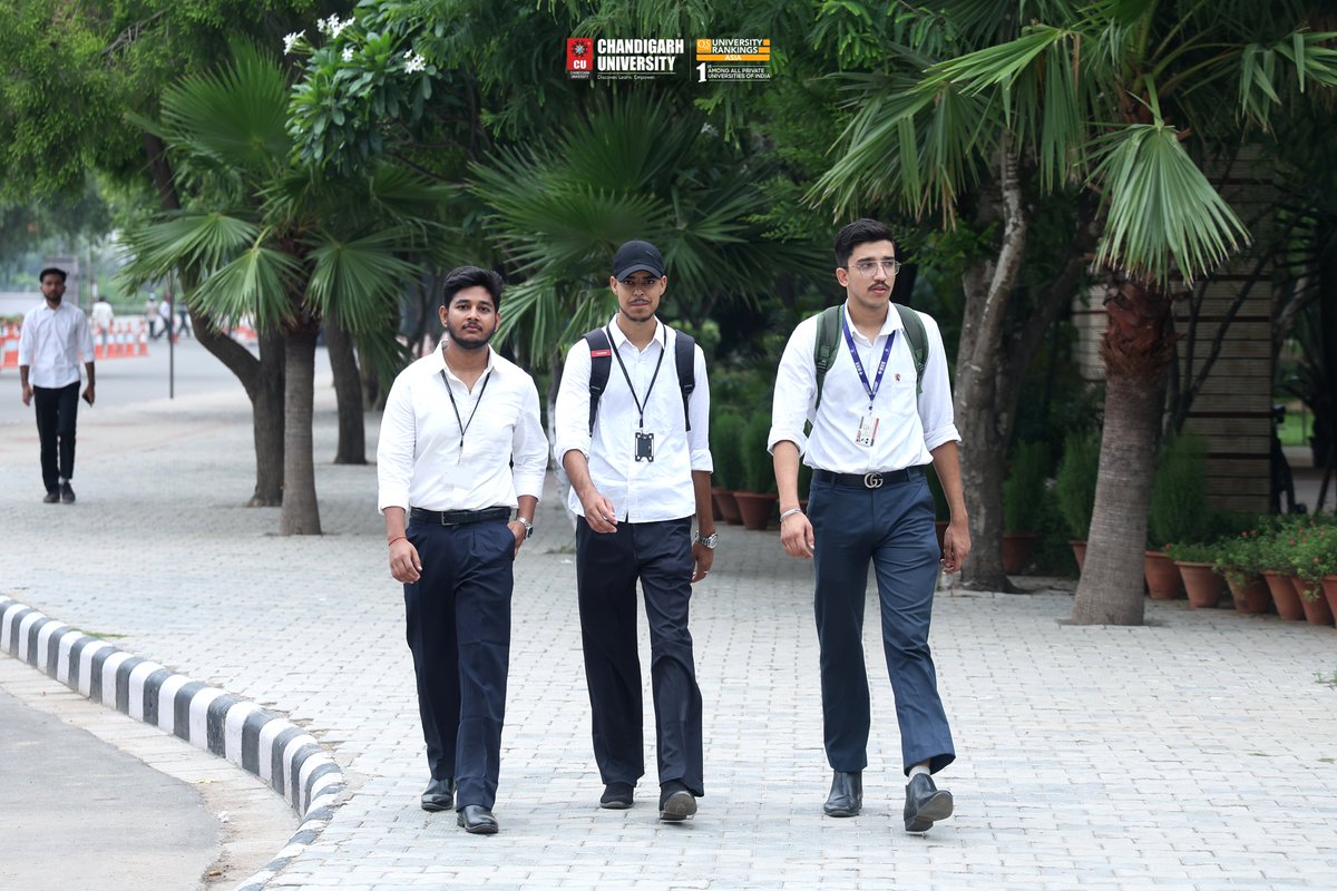 Chandigarh_uni's tweet photo. Campus energy: 100% restored.
Students are back at Chandigarh University after summer break โ hostels full, classes buzzing, canteen queues alive again.
New semester. New goals. Same CU family.
#BackToCampus #ChandigarhUniversity #CULife #NewSemester https://t.co/M4cTCkzowJ