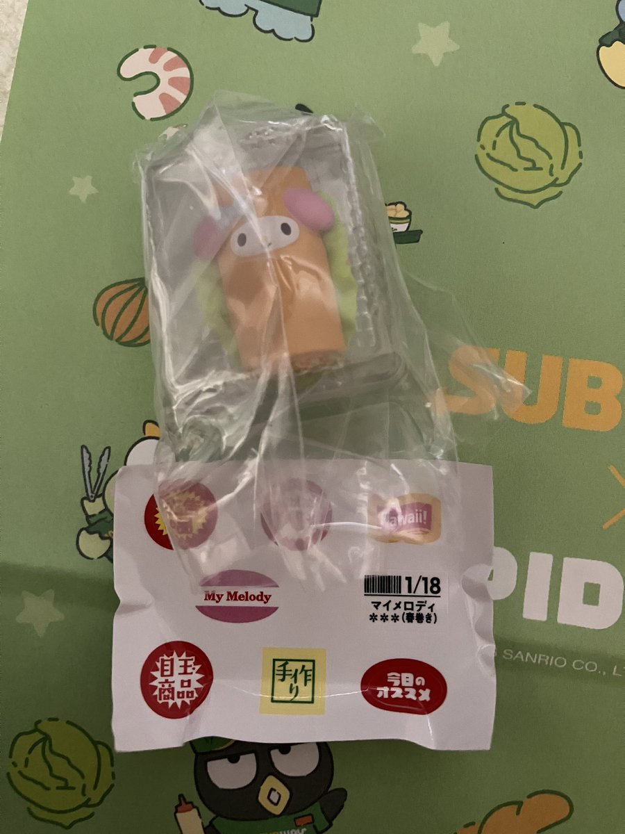 kabe0924's tweet photo. サンリオキャラクターズなりきりお惣菜マスコット 交換希望
譲】マイメロディ春巻き
求】ハンギョドンアジフライ
郵送にて交換希望です https://t.co/EbBeDtGQEE