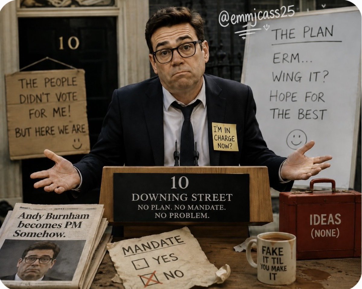 VineyBernard's tweet photo. @SkyNews @cathynewman #COCK of #Manchester aka @andyburnham 🤡 and his #traitors are a #Clown 🤡 show #undermining their own #government

No #policies, #mandate #credibility or #integrity 

A #Coup based upon #ego and #hubris that will #damage the UK in the final analysis 🎪

#Poisonous @LucyMPowell https://t.co/pYPoUBwkxY
