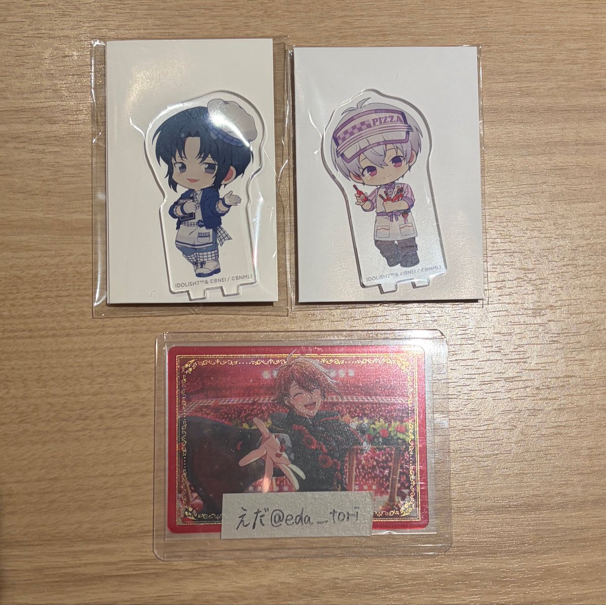 eda___tori's tweet photo. 【交換,譲渡】IDOLiSH7,アイドリッシュセブン,アイナナ,アニカフェ,ミニアクスタ

譲: *一織,大和,三月,環,*壮五,ナギ
求: 陸 or 定価+送料

☆*は無印同数含む場合譲渡可能
☆交換、譲渡に優劣はありません
☆本日、大阪日本橋手渡し可能

お写真は後ほど載せます
現在の手元の個数は以下の通りです https://t.co/oVa9epZuXf