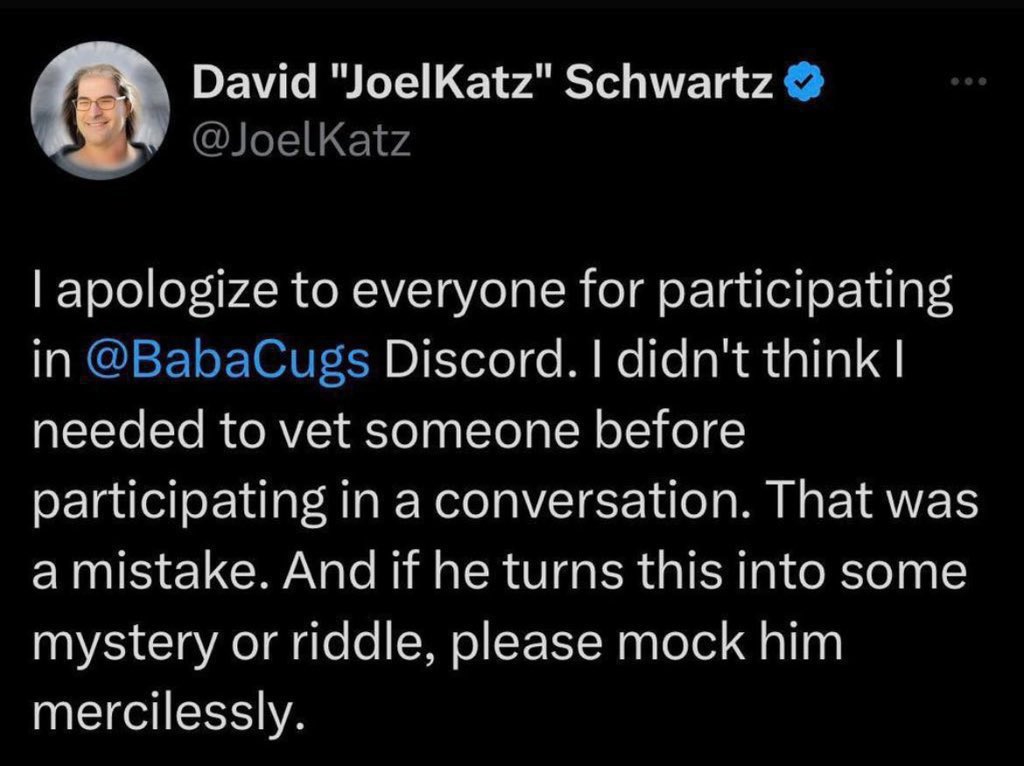 GoatLegend_'s tweet photo. @yoyonofukuoka @yoyonofukuoka they want bag holders &amp; Joel is part of ring leader 🤣 he doesn’t care about community. Pathological liar! People get destroyed completely &amp; he just enjoys posting all this BS. These guys just partake in ruining people’s life all these years. Profit is KING 🤗 https://t.co/YEVW2qQ2tj