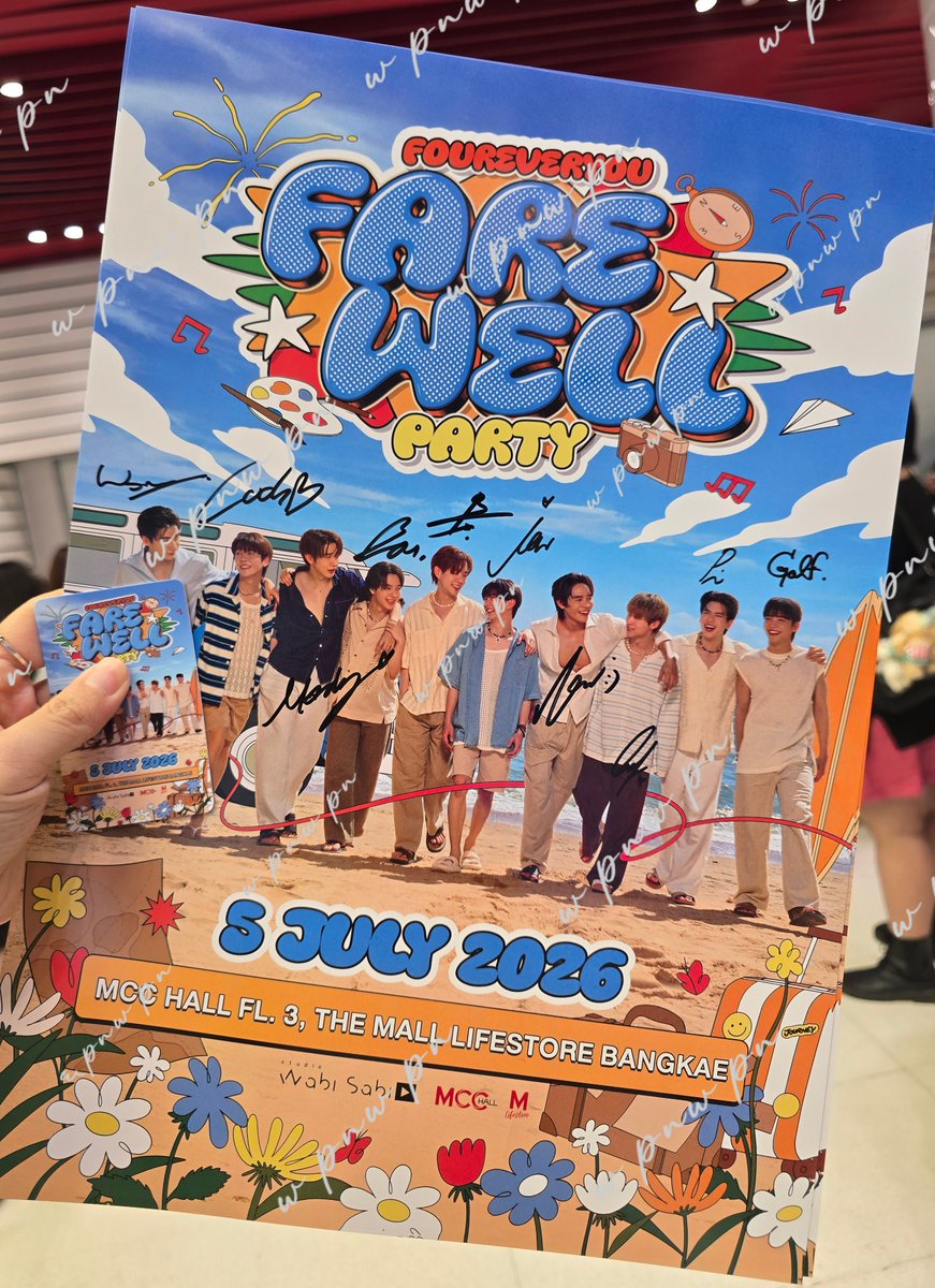 HelloFirrrst's tweet photo. [WTS] Poster hand-sign #FoureverYouFareWellParty

มี 2 ใบนะคะ - 1,000 บาท

ค่าส่ง 50 บาท

#ตลาดนัดแม็กกี้บาส #6CODE #แม็กกี้รชต
#บาสเด็กอ้วนที่แท้จริง #BeverTonliew #บีเวอร์ต้นหลิว #ตลาดนัดบัวลอย #เงินโอ๊ต #NgernOat #ชูก้า #ngernnn  #oattrt #ตลาดนัดเงินโอ๊ต #ตลาดนัดfoureveryou https://t.co/gVruIbxpLm