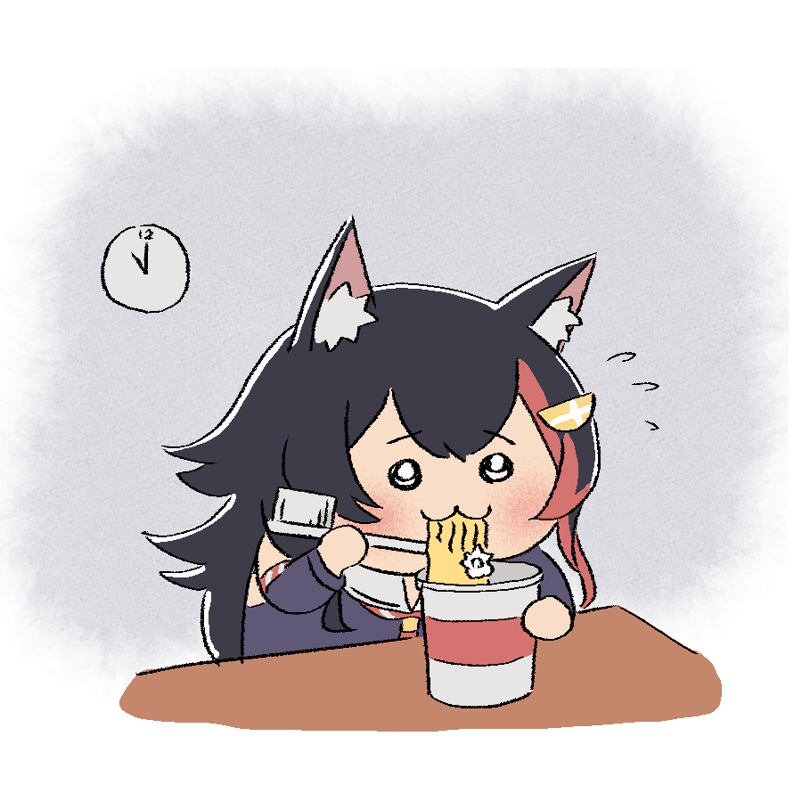sukezou563's tweet photo. 🪥🍜
#みおーん絵 https://t.co/SrApAG4Pzs
