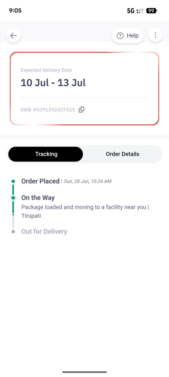 Abdullahch52769's tweet photo. Hey @ShiprocketIndia, my shipment AWB 1091392437425 was promised by July 5, now delayed to July 13! You also cheated me with a pathetic ₹99 refund without consent for an ₹886 service. This is pure fraud &amp; service deficiency. Resolve immediately or I’m moving to NCH! #Shiprocke https://t.co/fLIhqqIDuE