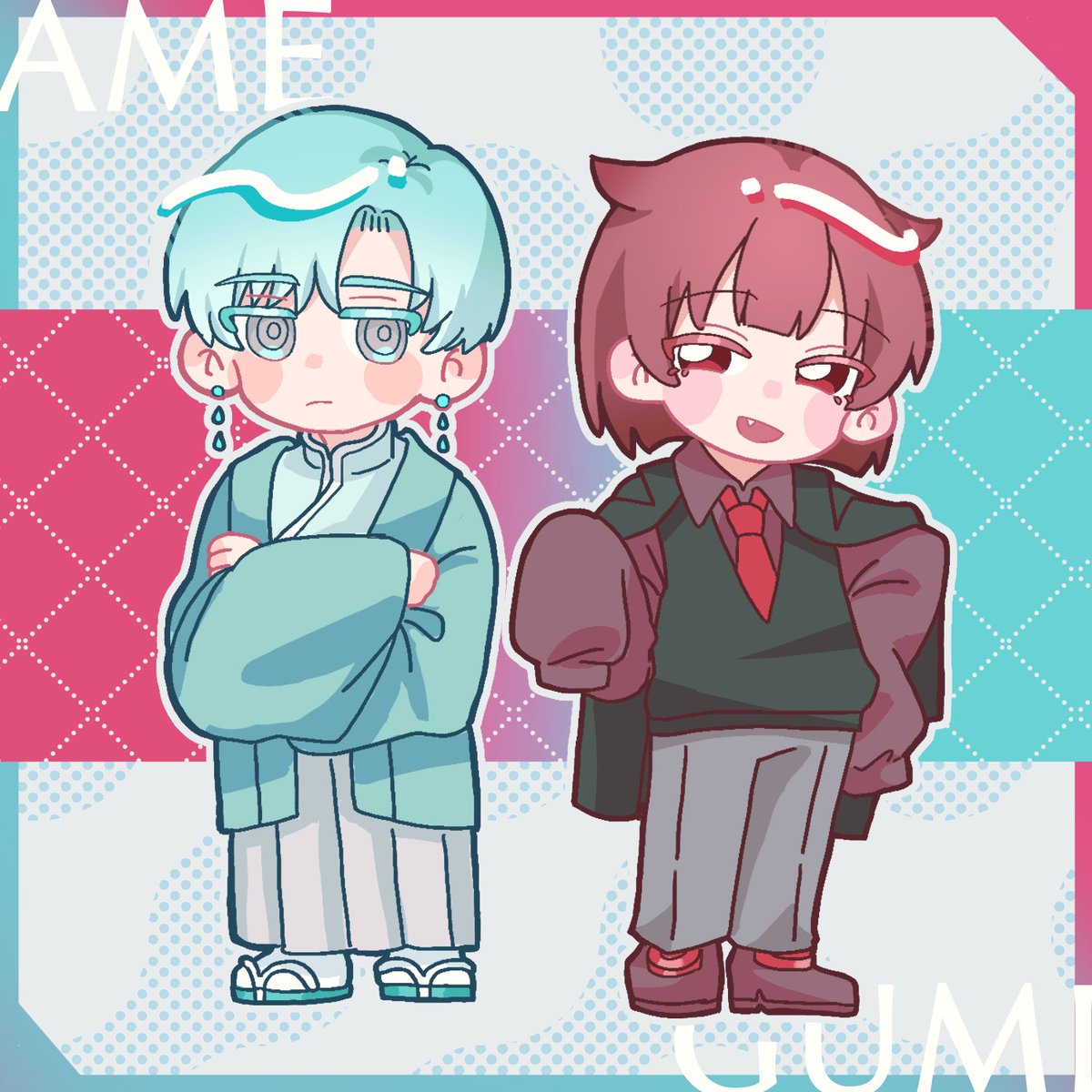 yes_2335's tweet photo. 【卵商品】ちみキャライラスト
つなぐ開きました！￥500~です🎶
オリキャラや探索者など　人数問わず描きます！
よろしくお願いします🐟🫧
https://t.co/JFSLraFpPq #つなぐ https://t.co/YnPvDm3B9L