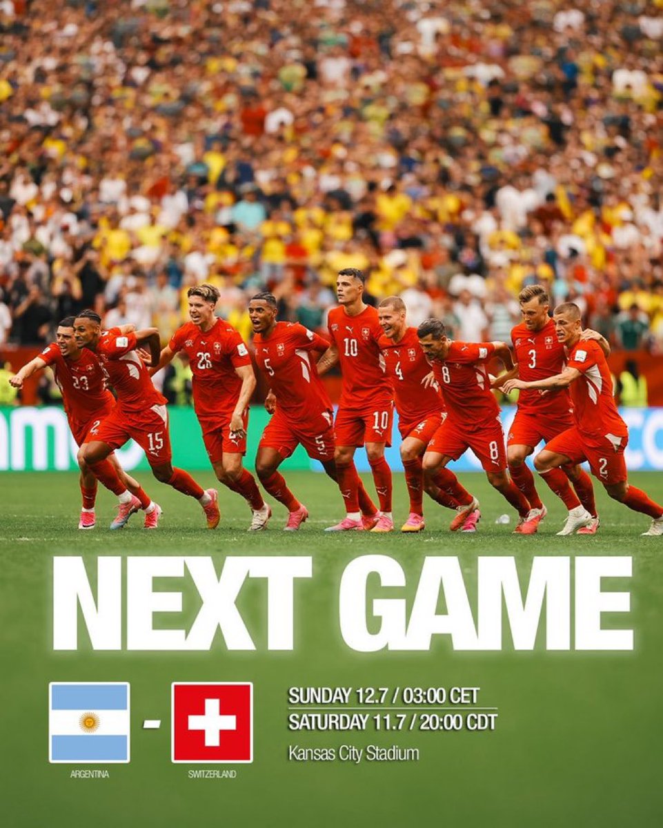 6x7xi_'s tweet photo. 🚨🚨🚨🚨🚨🚨🚨🚨🚨🚨🚨

سويسرا غيرت طريقة استعدادها بسبب الأرجنتين

المنتخب السويسري يتدرب على سيناريوهات اللعب بـ11 ضد 10، و11 ضد 9، وحتى 11 ضد 8، بالإضافة إلى تخصيص حصص تدريبية لركلات الجزاء

يبون يصيرون مستعدين لأي سيناريو https://t.co/zMG336UtLm