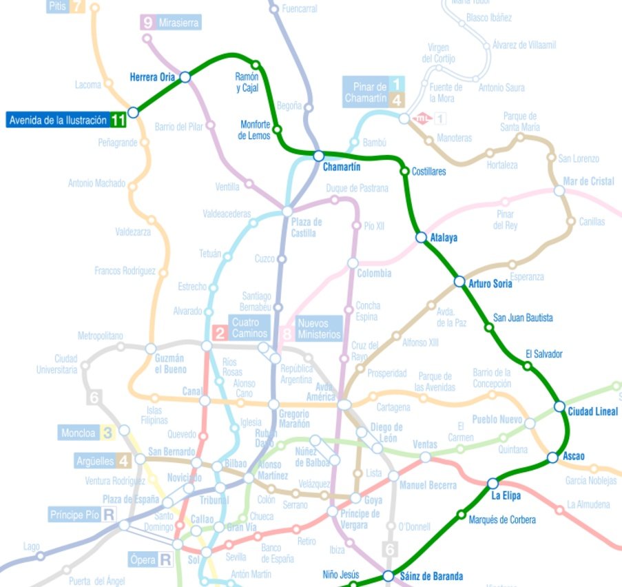 EduLorenGarcia's tweet photo. 🚇 La ampliación de la línea 11 de @metro_madrid iba a servir para conectar a los barrios del Este de Madrid con la estación de Chamartín y su hospital de referencia (Ramón y Cajal). En su lugar, la nueva versión les llevará al circuito de la F1 y al almacén del Zendal.🤦‍♂️🤦‍♂️🤦‍♂️ https://t.co/DzqE5N1fBf