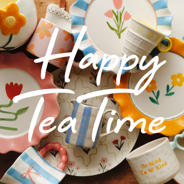 EC_AfternoonTea's tweet photo. 🌼新作アイテム入荷🌼 
毎日のティータイムを華やかに彩る
プレート＆マグが登場☕️✨ 
手描きならではの温かみある
フラワーデザインが魅力です🌷 https://t.co/t71gMTS0nB