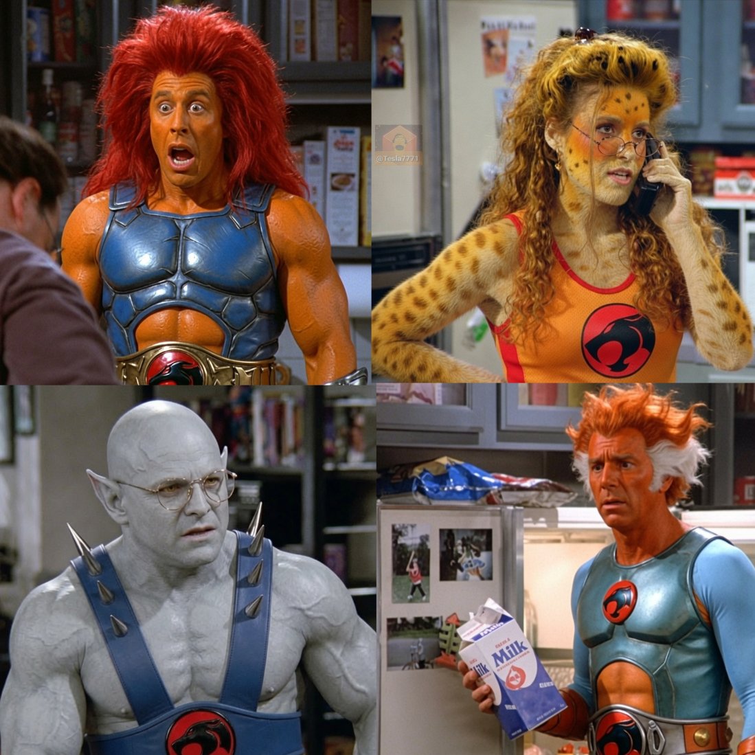 Tesla7771's tweet photo. Seinfeld / Thundercats 😂 https://t.co/ugmpSO5rMW