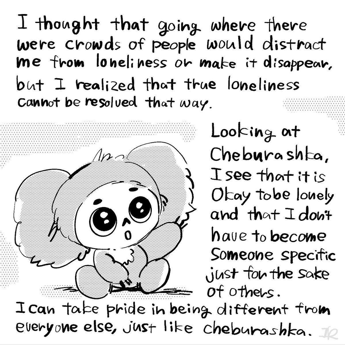 sangobouro's tweet photo. Wherever I go, I end up becoming a creature like Cheburashka.
#diarycomic https://t.co/MdAKIFQEcH