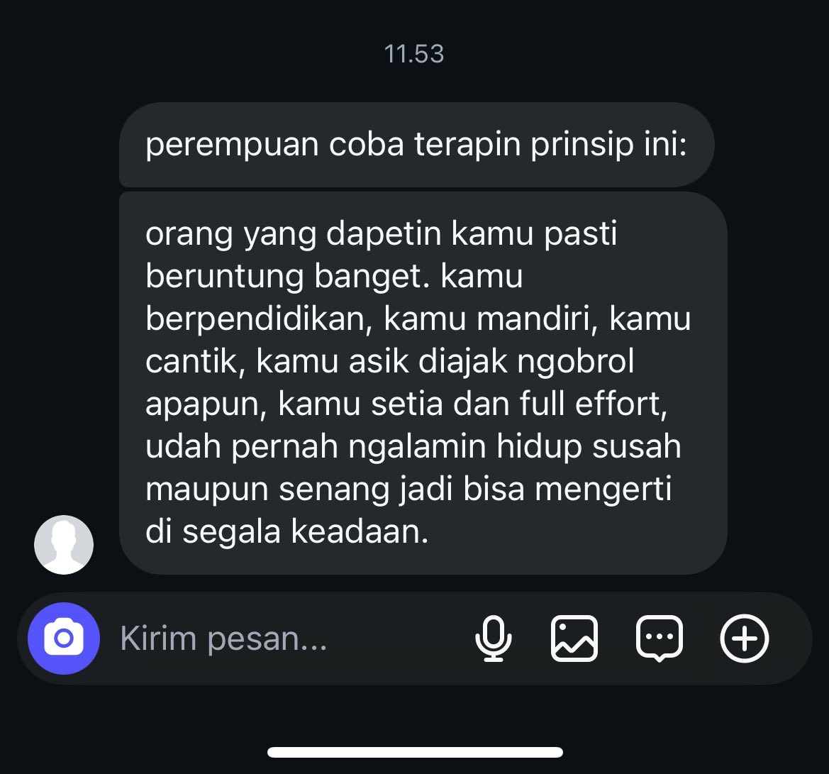 cowosukamatcha's tweet photo. kamu berharga dengan orang yang tepat girls https://t.co/Rcalco7BvX