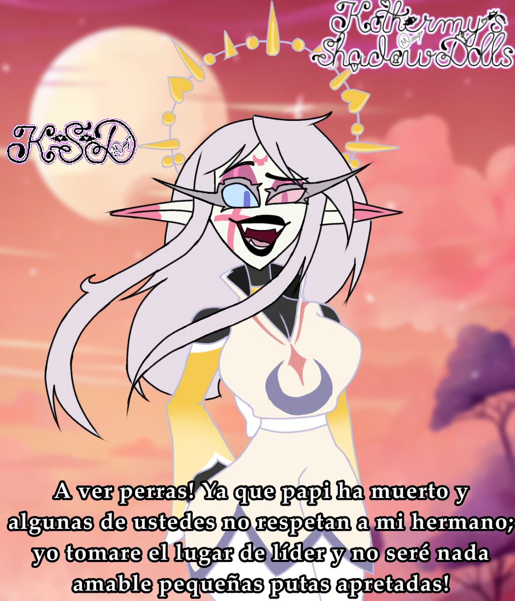 KothAndShadows's tweet photo. Mini au donde mi #oc de #hazbinhotel no cae al infierno y las cosas empiezan a cambiar; es un lore muy largo pero yo lo entiendo 
#HelluvaBoss‌ #hellaverse https://t.co/OrODRf2V6I