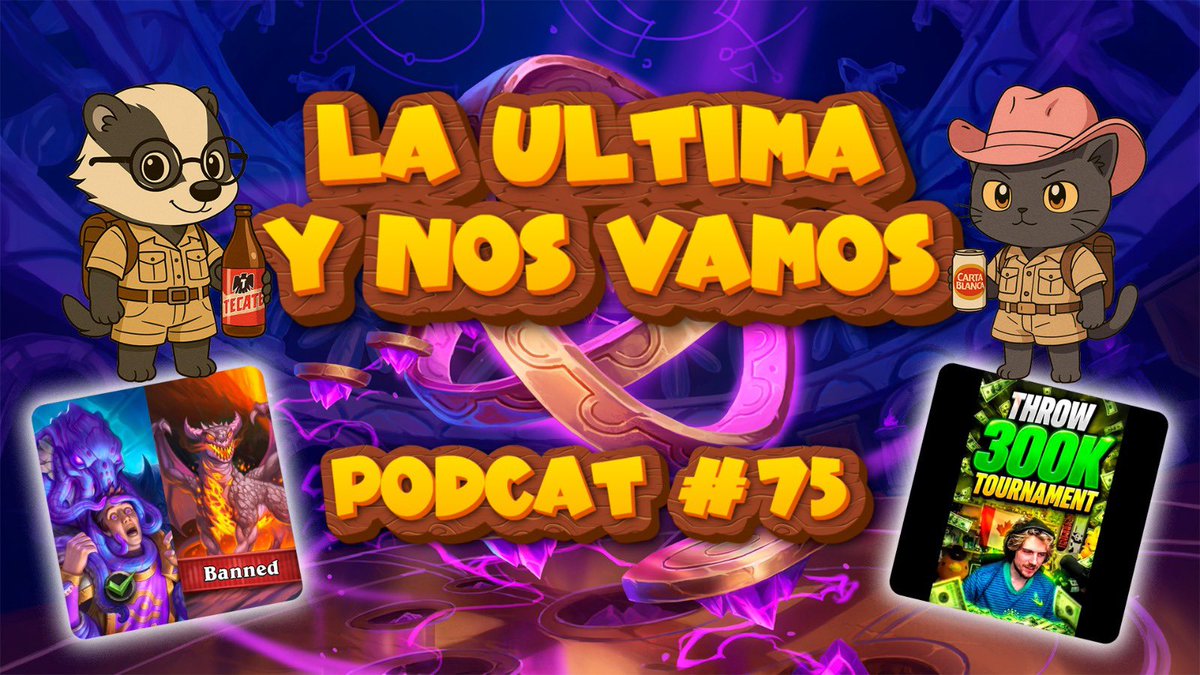 elgatoradio's tweet photo. Ya estamos en el mejor #Podcat sobre #Hearthstone con nuestro querido @Carl_oz_ortega
La última y nos vamos🐱🎙🦝🍻
🔴¿Bastión del Baneo?
🔴¿Chabelosos Cup ya fue?
🔴¿Cómo tirar 300k?
#Hearthstone
Pásale a lo barrido👇
https://t.co/K07djTogOx https://t.co/NSTmCxHQjr