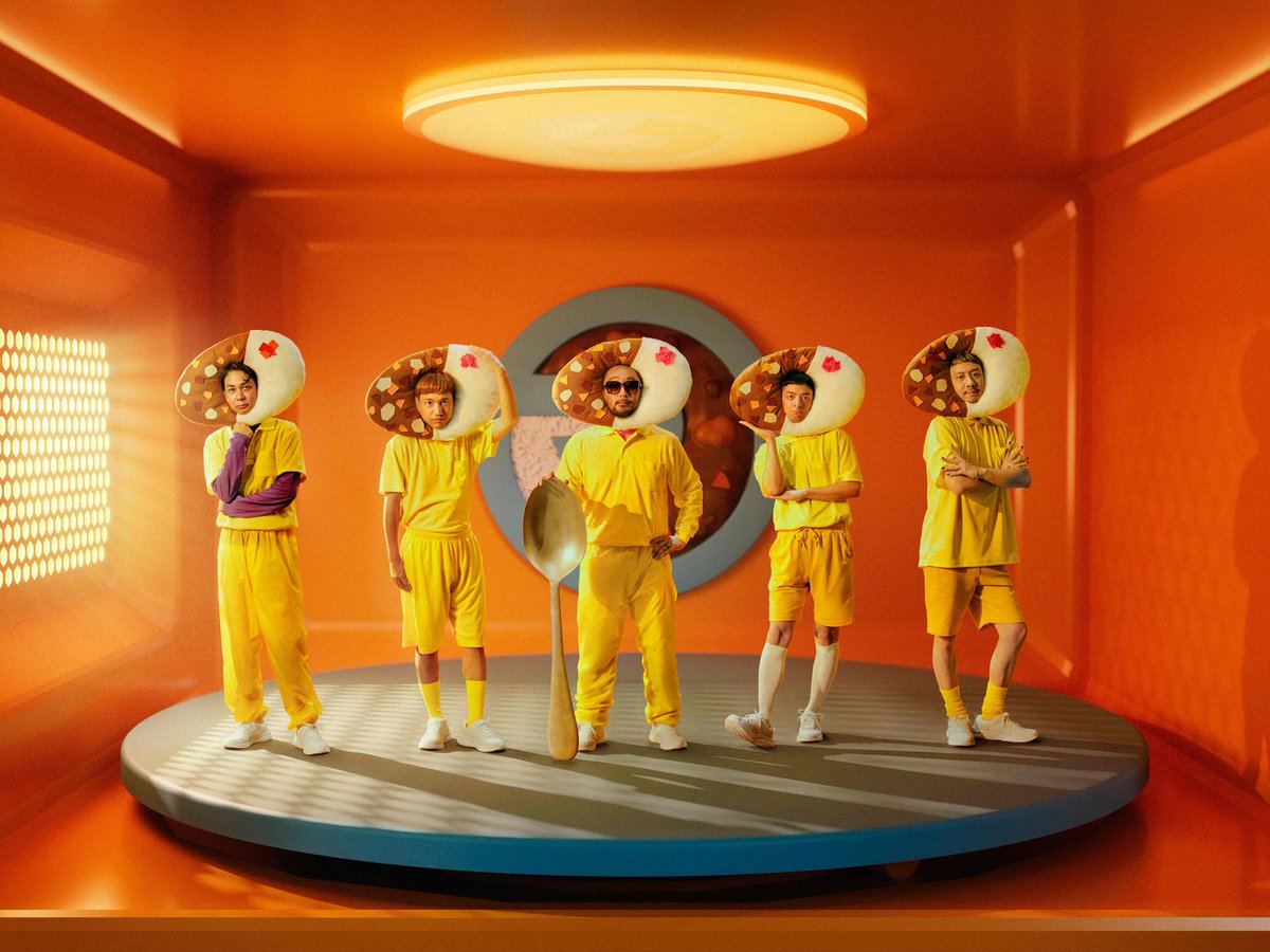 encore_inf's tweet photo. ORANGE RANGE あの伝説のキラーワード「SUSHI食べたい」から11年！ 熱が出た日の夢をみているような1曲！ BLUEGE RANGEの次はORANGE レンチンRANCHIN！ ハウス食品「チャチャめし」タイアップソング「CURRY食べたい feat.ソイソース」 7月13日より配信スタート！
https://t.co/qy5JzL2kOF

#ORANGERANGE