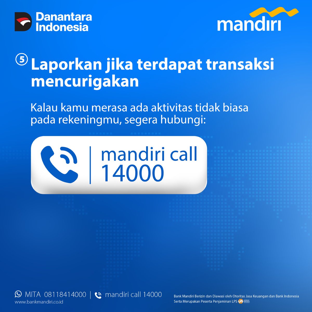 bankmandiri's tweet photo. Nah, supaya Sahabat tetap aman dan nyaman dalam bertransaksi, langsung aja cek postingan ini ya..👌🏼✨
#KelasMandiri #GeberPK #KonsumenCerdasPeKABertransaksi #GENCARKAN2026 #LiterasiKeuanganMasifMerata https://t.co/je1Fb4VhhV