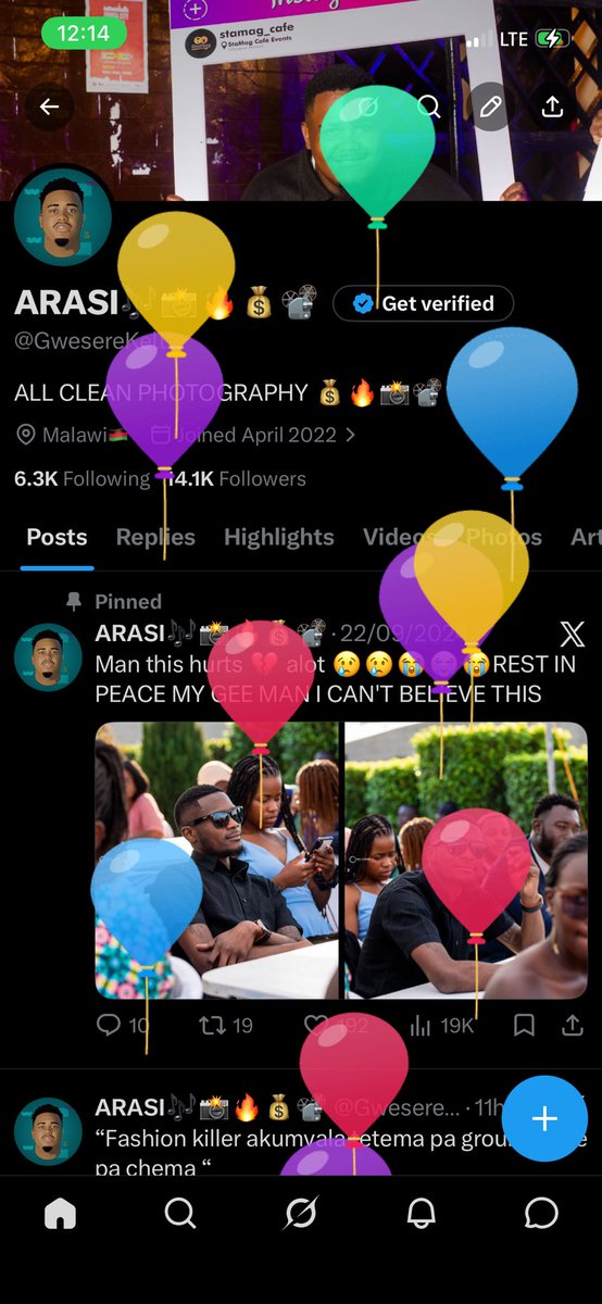 GwesereKellz's tweet photo. Happy birthday arasi 🍾🎂 https://t.co/VfTrefuUo4