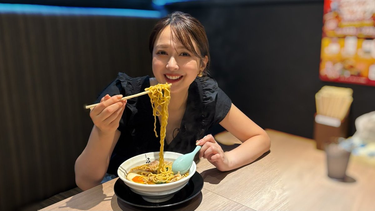 NEW_BRiGHT_PRO's tweet photo. 【出演情報】
きょうの #新潟一番
新潟VS山形ラーメン特集に
#西條詩菜 が出演いたします☝🏻

地元で愛される続ける名店や
話題の人気店の一杯が登場🍜

番組はごご3時48分～生放送📺
ぜひご覧ください！

#新潟 #新潟ラーメン #山形新潟ラーメン応援団 https://t.co/KckZzhi7ui