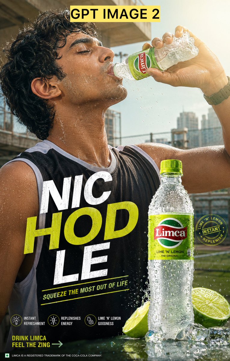 Hyper-Realistic Beverage Ad Poster