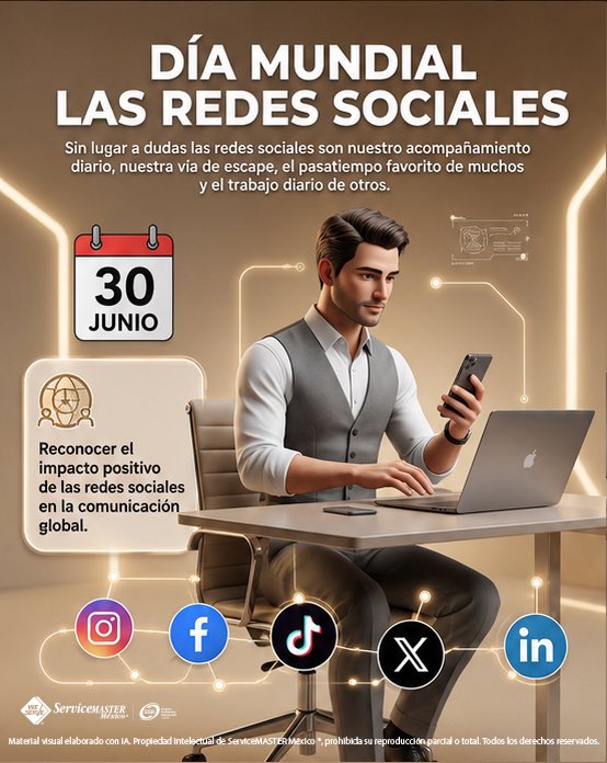 ServiceMasterM7's tweet photo. La tecnología nos conecta, pero los valores nos unen. 🏢🌐

Gracias a ti —cliente, colaborador, seguidor o aliado— por leernos y ayudarnos a difundir un mensaje de excelencia y sustentabilidad respaldado por 6 años consecutivos con el Distintivo ESR. 🏆🎈

#ESR #Tecnología https://t.co/Pqy3cW1MS1