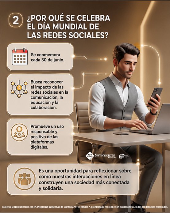 ServiceMasterM7's tweet photo. La tecnología nos conecta, pero los valores nos unen. 🏢🌐

Gracias a ti —cliente, colaborador, seguidor o aliado— por leernos y ayudarnos a difundir un mensaje de excelencia y sustentabilidad respaldado por 6 años consecutivos con el Distintivo ESR. 🏆🎈

#ESR #Tecnología https://t.co/Pqy3cW1MS1
