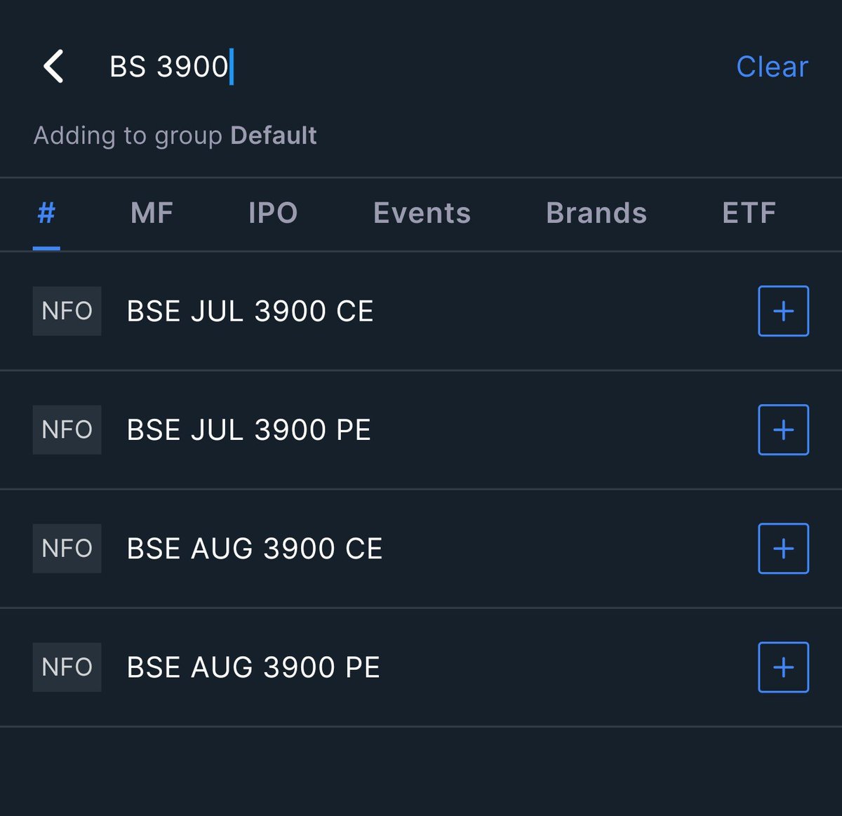 Trend__Masters's tweet photo. Zerodha will do Every Innovative Feature in the world ---- But they will Not Fix simple Bug of Find BSE and MCX Strikes. 

Type BSE 3800 : then BANKEX Strikes show up. 

You've To Type : BS 3800 to See BSE 3800 Strikes. 

Same with MCX , Type MCX 2900 & Freaking CRUDEOIL Strikes are Showing up...! 

You've to Literally Type 'MC 2900' To get MCX 3900 CE. 

Guess, Their Code Forgot Difference Between What is EXCHANGE and What is STOCK...?

What is this 'BS' And 'MC' Guys..? 

@zerodha @Nithin0dha @zerodhamarkets