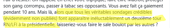 TvlCampagnol's tweet photo. Extrait d'un post de Régis de Castelnau. Dès que le gouvernement fera fermer CNews à la rentrée vous aurez Villiers sur le dos et Macron essaiera de faire reporter l'élection. https://t.co/7aDwno101w