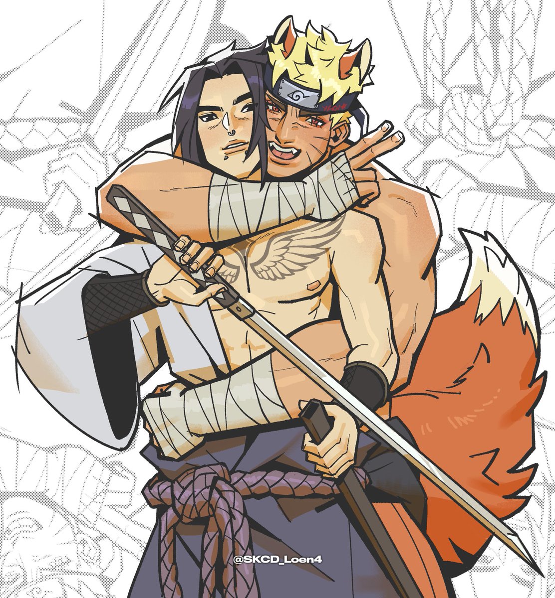 SKCD_Loen4's tweet photo. July 3rd art for yaoirave :P
*they r boys that cosplay as Naruto Sasuke https://t.co/tGJmewYluX