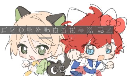SyaSyarumi's tweet photo. 这下俩人都是联动猫咪了！ https://t.co/WxUDJwKDnB