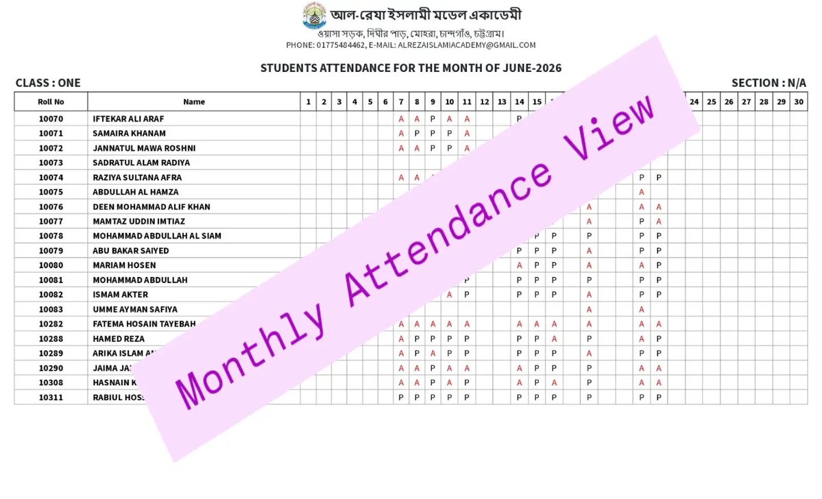 digitalcrewit's tweet photo. Software কিনবেন না—আগে ১০ মিনিট Live দেখে সিদ্ধান্ত নিন।
Demo নয়, বাস্তবে চলমান একটি স্কুলের Live Software Operation দেখুন। Attendance, Seat Plan, Fee, Result, Routine—সব Feature-এর ভিডিও নিচে।
🌐 https://t.co/64uxl3WOHa⁠� 📞 01744-778800
#SchoolERP #DigitalCrewIT https://t.co/Z4ttrIkjPS