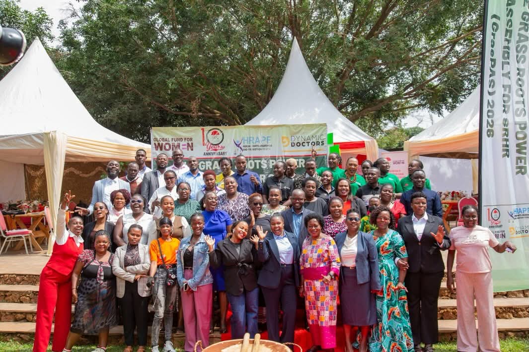 Rights4Her1's tweet photo. We're grateful to @awacuganda, @hrapf_uganda and @GlobalFundWomen for convening the Grassroots Power Assembly for SRHR, #GrasPAS2026 and proud to contribute to this important gathering where grassroots organizations strengthened our collective vision for SRHR.
#MovementBuilding https://t.co/7ZdTQZWILJ