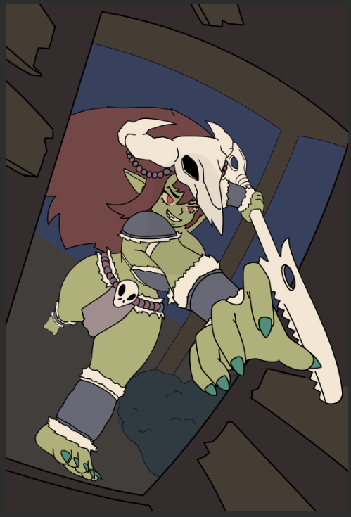 Brily_Demonth's tweet photo. #artfight2026 #wip #goblin https://t.co/CT8TxVpU7w