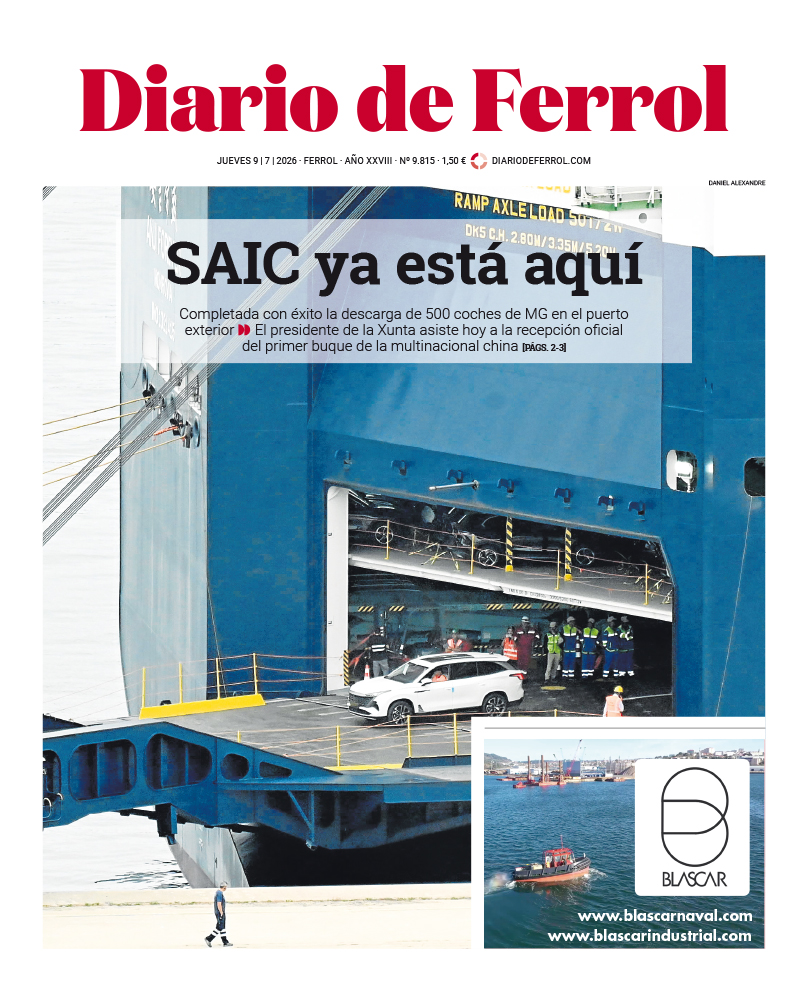 diarioferrol's tweet photo. 🗞️ La Portada 09 | 07 | 2026
  
◾ SAIC ya está aquí

📲 https://t.co/CaWkFyrhzA https://t.co/iWuoSTY03W